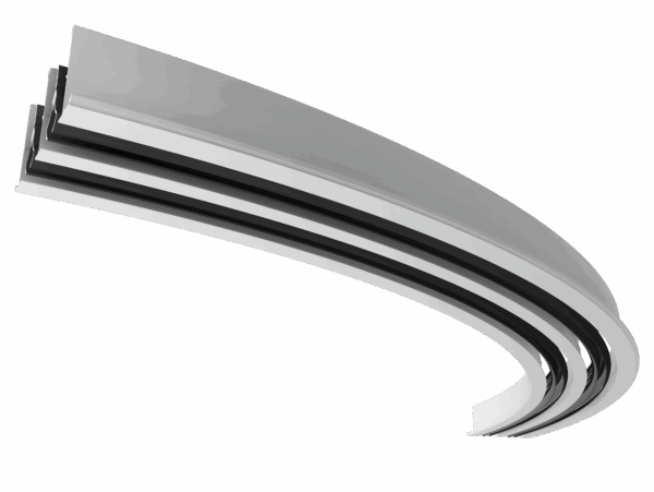 Miệng gió Slot Diffuser uốn cong