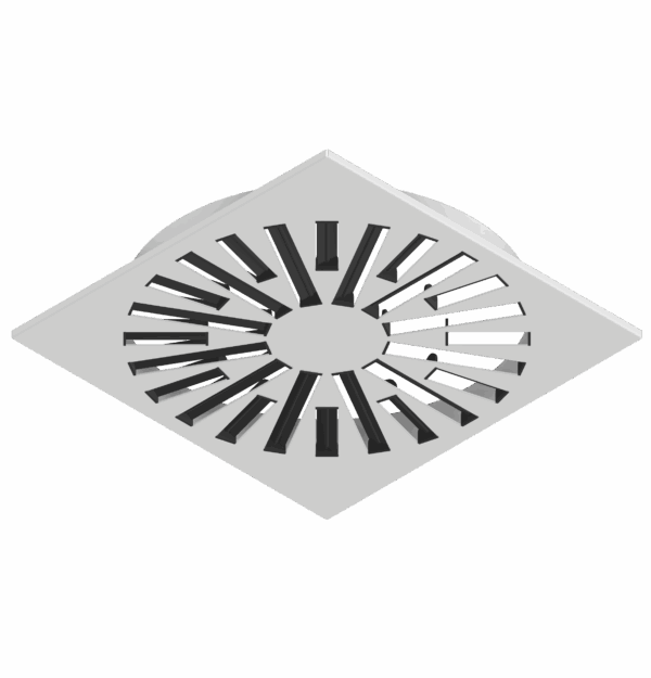 SWIRL SLOOTED DIFFUSER 500-24